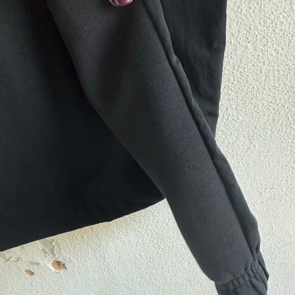 Gym Shark Jacket Rest Day Commute Mens L Snap Front Nylon Coat Athleisure Sporty - Picture 8 of 12